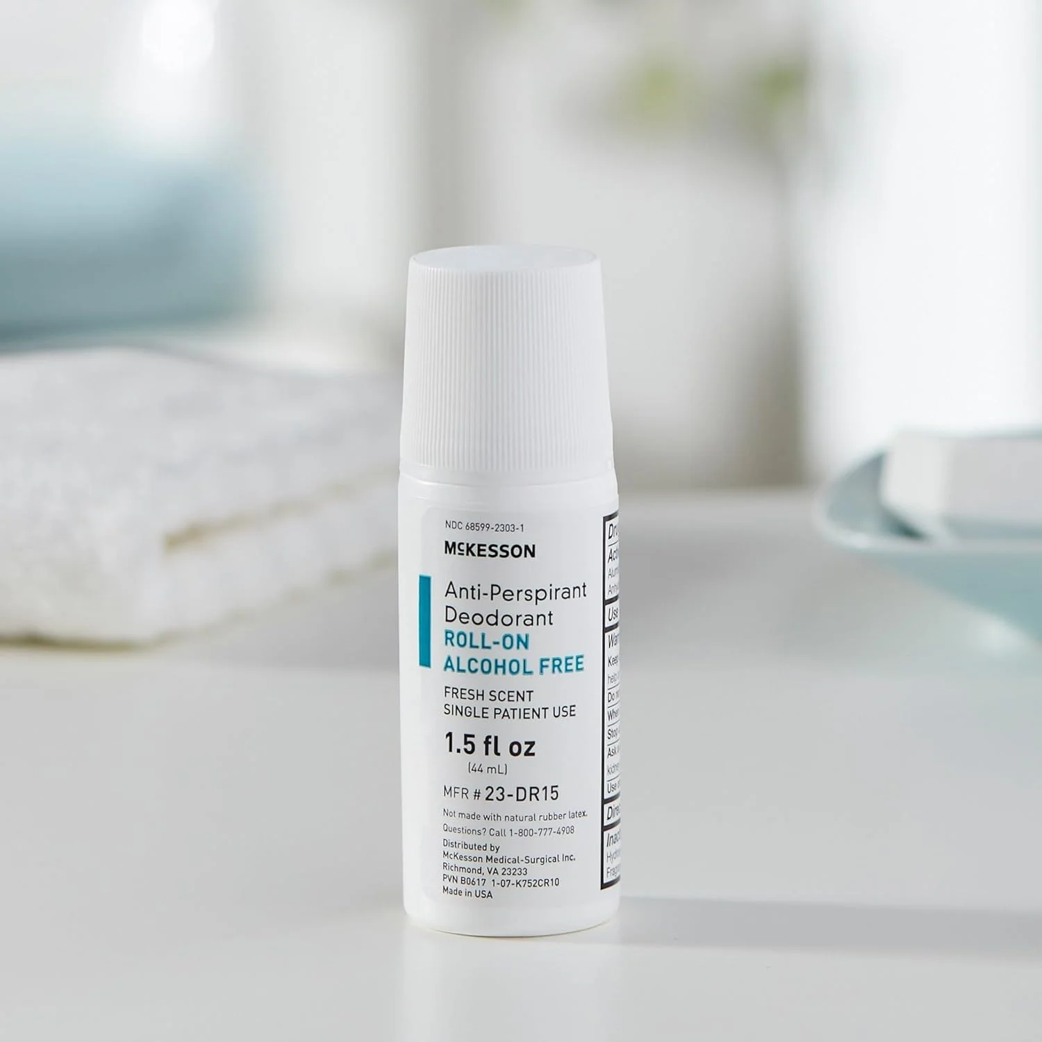 مام رولی ضد تعریق و خوشبو کننده بدن McKesson [بسته 96 عددی]، عمده، سایز کوچک مسافرتی، بدون الکل، رایحه تازه، 44 میلی لیتر