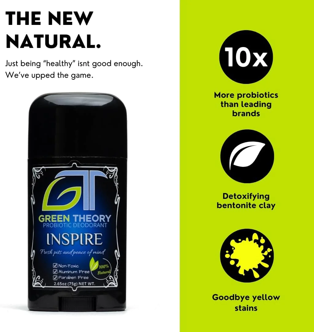 دئودورانت پروبیوتیک طبیعی GT GREEN THEORY Inspire - مجموعه لباس شب زنانه دئودورانت پروبیوتیک طبیعی GT GREEN THEORY Inspire - مجموعه لباس شب زنانه