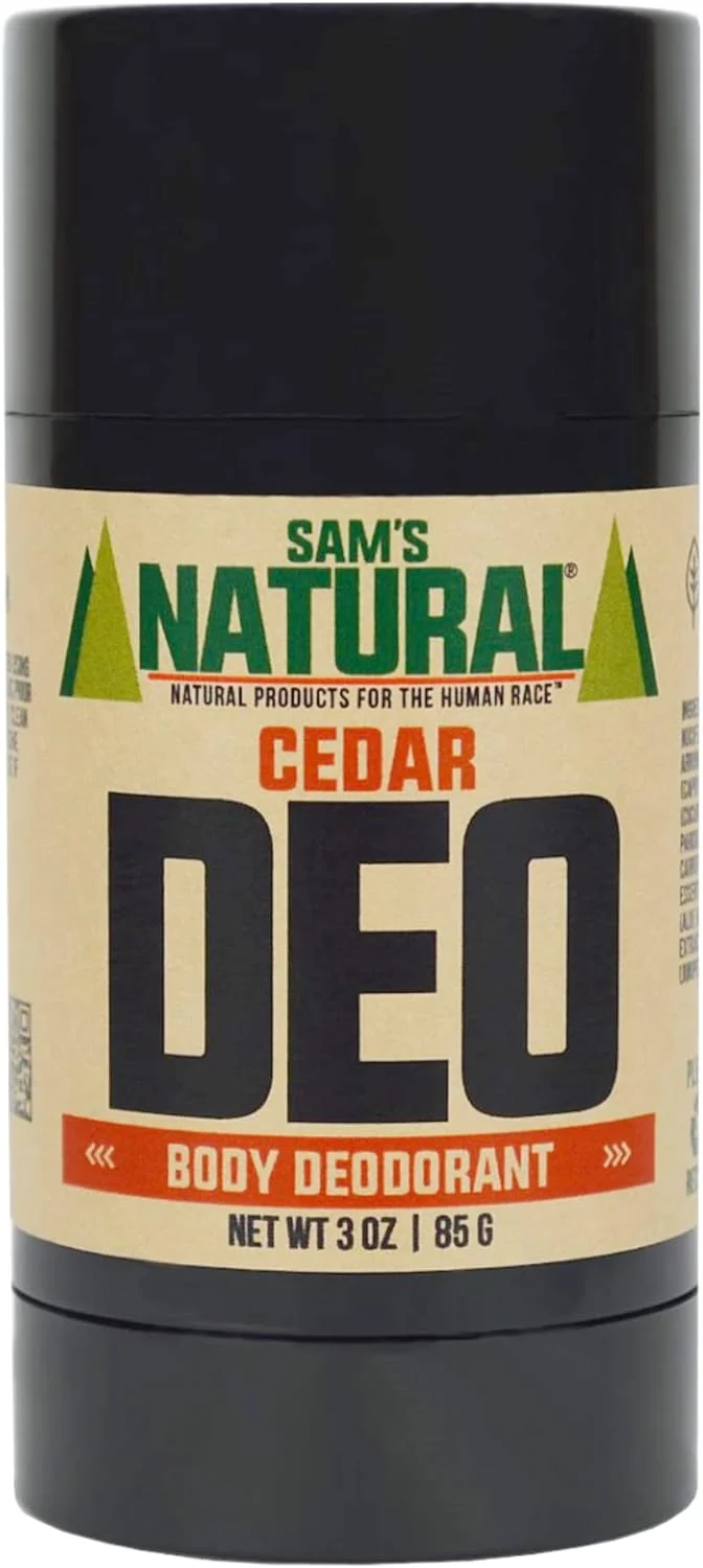 دئودورانت طبیعی سم - سدر - فاقد آلومینیوم - بدون فتالات، پارابن، سولفات یا رنگ - ساخت نیوهمپشایر - برای مردان، زنان، یونیسکس - وگان، بدون تست حیوانی - 85 گرم