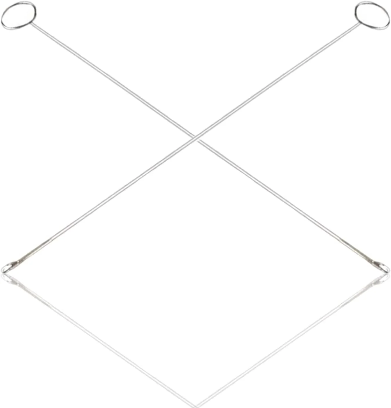 2 عدد قلاب برگردان حلقه خیاطی با قفل، قلاب برگردان حلقه خیاطی استیل ضد زنگ 26.5 سانتی متری، کیت حلقه خیاطی، کیت ابزار نخ کش، نخ کش بند برای تسمه های پارچه ای نوارهای لوازم جانبی بافندگی DIY