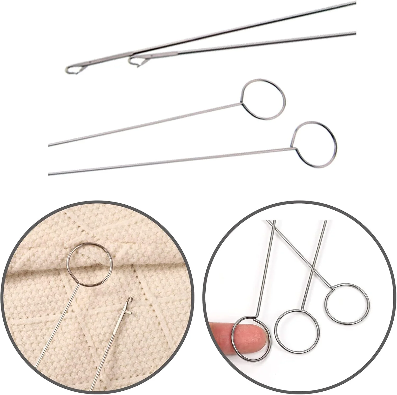 2 عدد قلاب برگردان حلقه خیاطی با قفل، قلاب برگردان حلقه خیاطی استیل ضد زنگ 26.5 سانتی متری، کیت حلقه خیاطی، کیت ابزار نخ کش، نخ کش بند برای تسمه های پارچه ای نوارهای لوازم جانبی بافندگی DIY 2 عدد قلاب برگردان حلقه خیاطی با قفل، قلاب برگردان حلقه خیاطی استیل ضد زنگ 26.5 سانتی متری، کیت حلقه خیاطی، کیت ابزار نخ کش، نخ کش بند برای تسمه های پارچه ای نوارهای لوازم جانبی بافندگی DIY