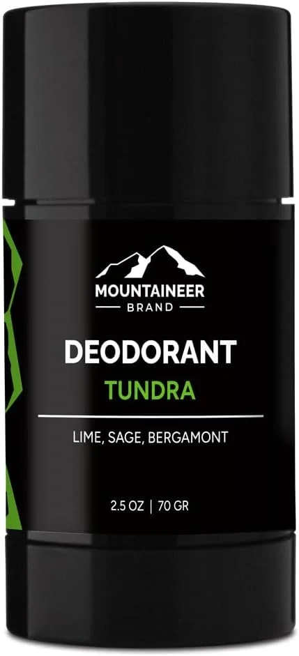 Mountaineer Brand All Natural Deodorant: Lime and Sage-Aluminum Free for Men and Women 3.25 oz