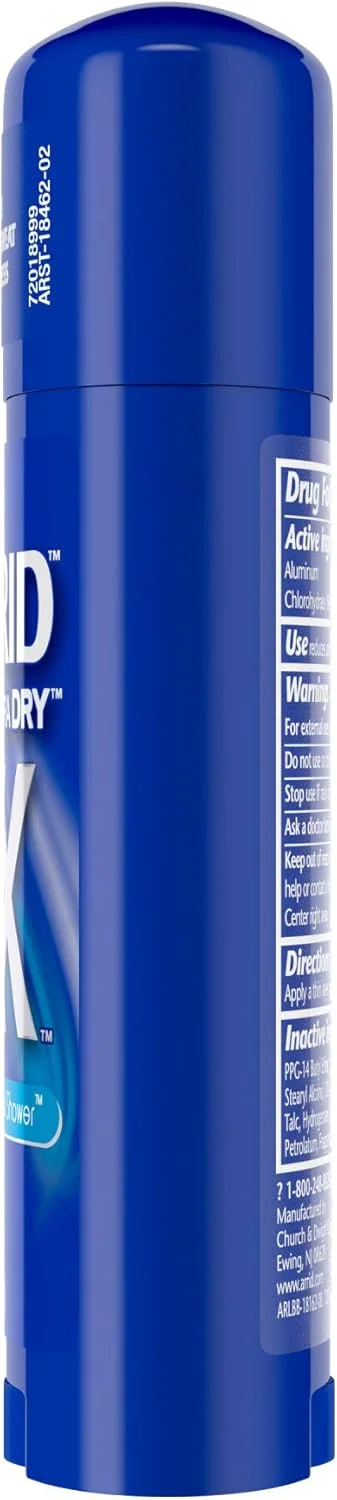 Arrid XX Extra Extra Dry Solid Antiperspirant Deodorant, Cool Shower, 2.6 oz, Pack of 6 Arrid XX Extra Extra Dry Solid Antiperspirant Deodorant, Cool Shower, 2.6 oz, Pack of 6