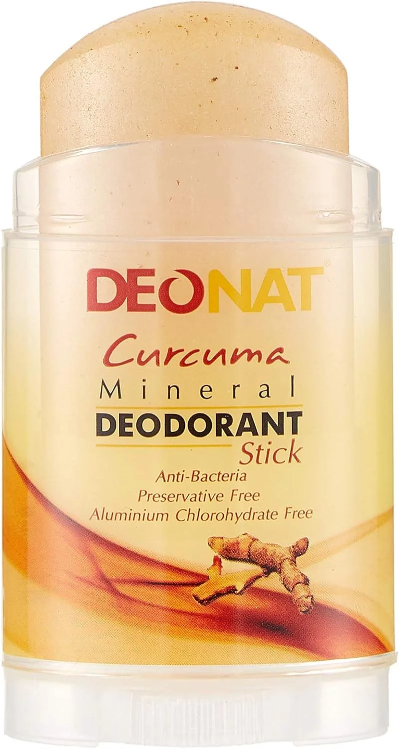 استیک دئودورانت مینرال زردچوبه Deonat 100 گرم - ضد باکتری - بدون مواد نگهدارنده - بدون آلومینیوم کلروهیدرات استیک دئودورانت مینرال زردچوبه Deonat 100 گرم - ضد باکتری - بدون مواد نگهدارنده - بدون آلومینیوم کلروهیدرات