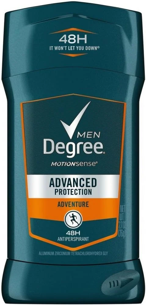 دئودورانت ضد تعریق مردانه یونیلیور Degree MotionSense مدل Adventure حجم 76 گرم