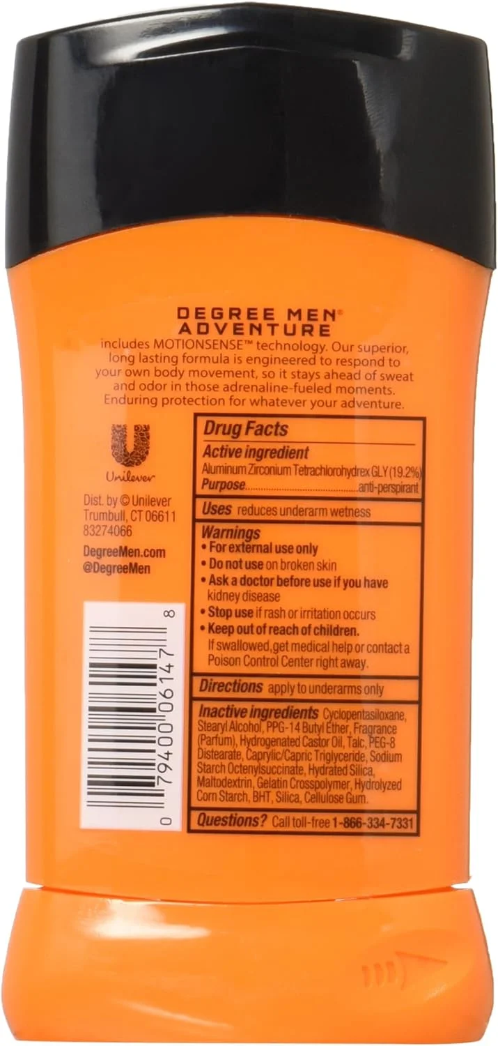 دئودورانت ضد تعریق مردانه یونیلیور Degree MotionSense مدل Adventure حجم 76 گرم دئودورانت ضد تعریق مردانه یونیلیور Degree MotionSense مدل Adventure حجم 76 گرم