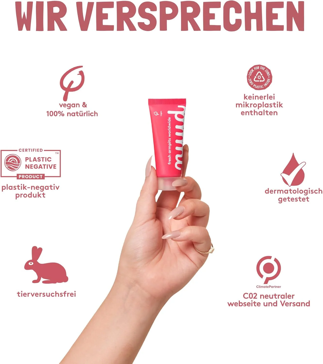 کرم دئودورانت هوشمند NUUD - فرمول جدید - دئودورانت کرمی وگان طبیعی ضد بوی عرق - لوازم آرایشی طبیعی بدون آلومینیوم، الکل، مواد شیمیایی و تست حیوانی - ماندگاری 20 هفته (40 میلی لیتر)