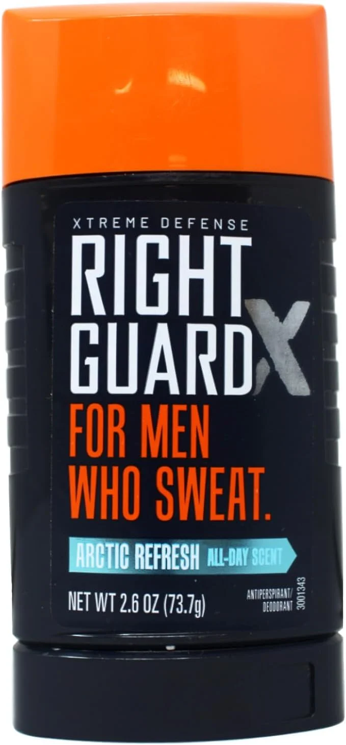 مام ضد تعریق و دئودورانت Right Guard Total Defense 5، Power Stripe، Arctic Refresh، 2.6 Oz