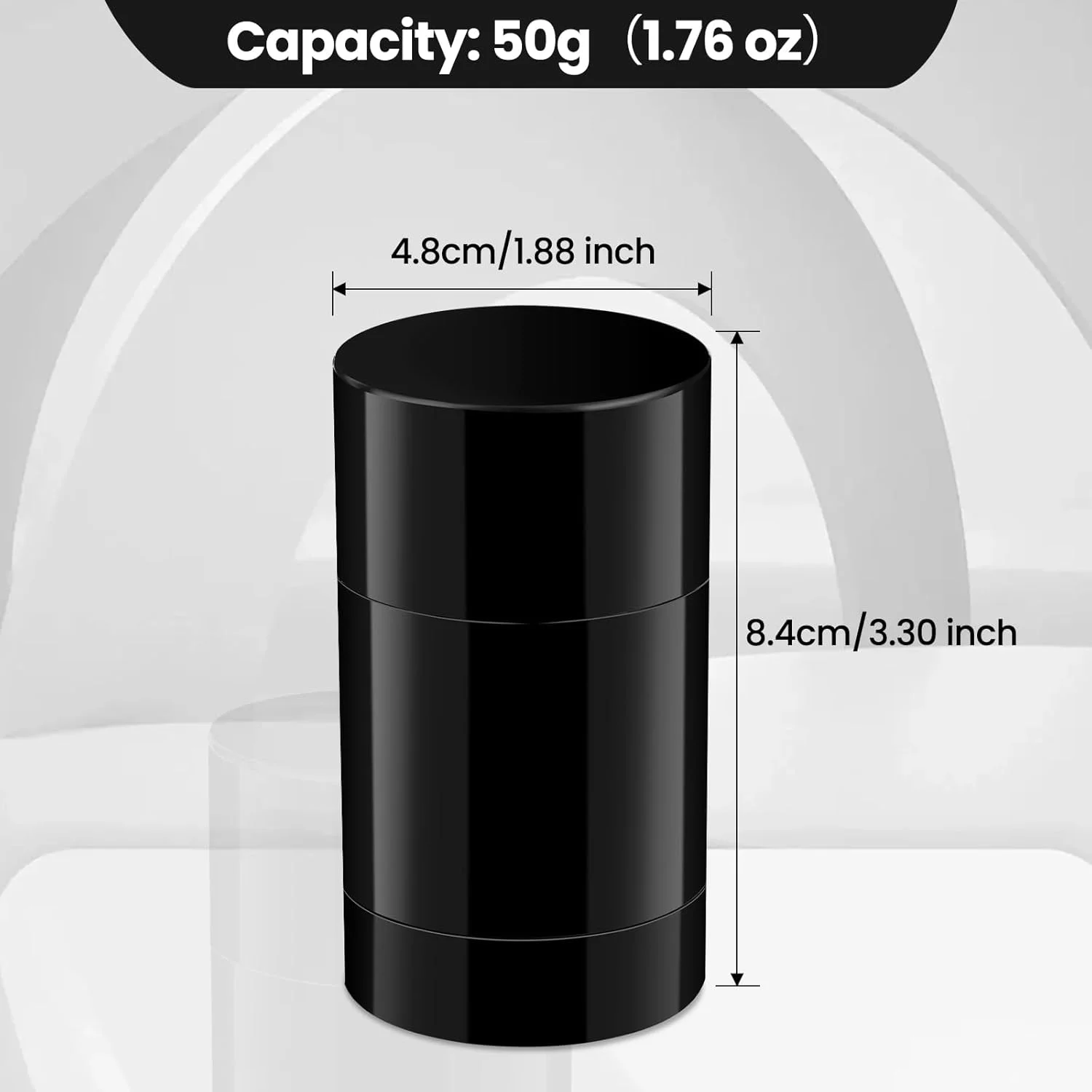 بسته 15 عددی ظروف خالی دئودورانت Sherules - تیوب های قابل پر کردن مجدد 50 میلی لیتری / 1.7 اونسی، استیک های پلاستیکی گرد ته پر شونده برای دئودورانت خانگی، بالم لب و لوازم آرایشی جامد بسته 15 عددی ظروف خالی دئودورانت Sherules - تیوب های قابل پر کردن مجدد 50 میلی لیتری / 1.7 اونسی، استیک های پلاستیکی گرد ته پر شونده برای دئودورانت خانگی، بالم لب و لوازم آرایشی جامد