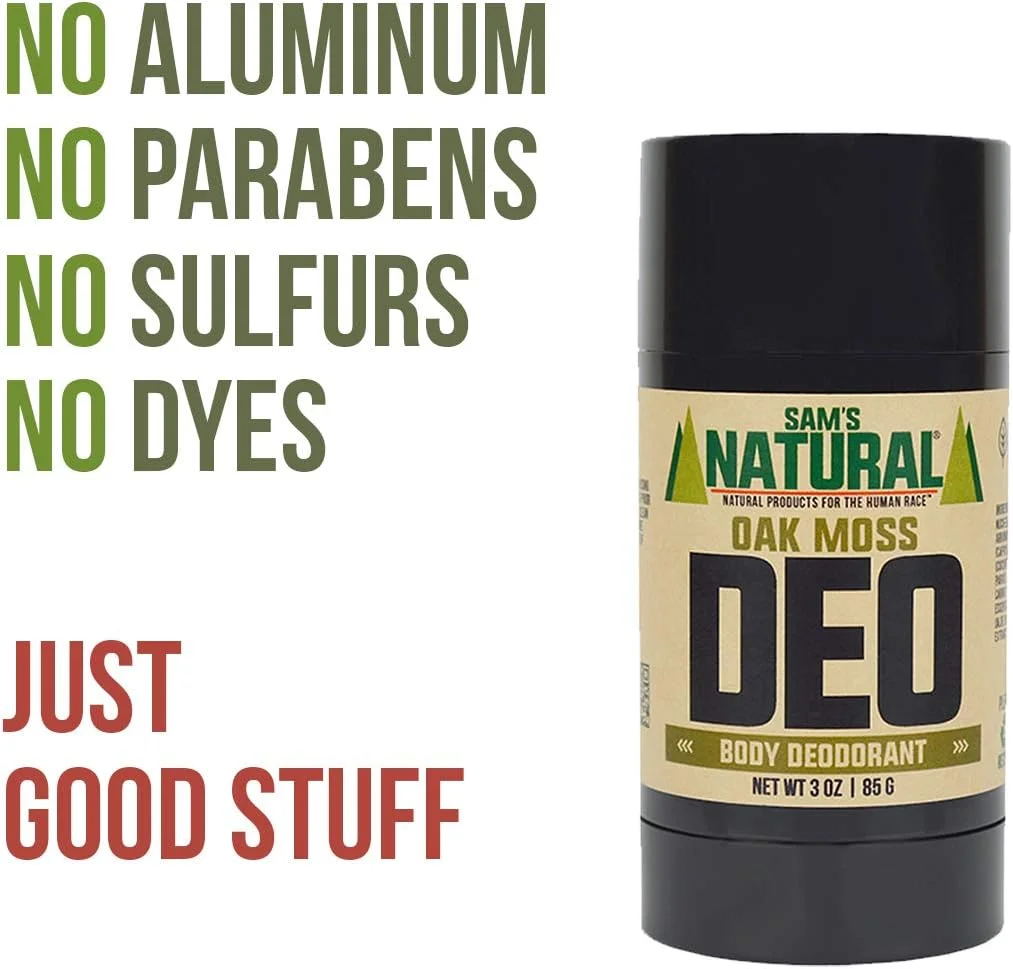 دئودورانت طبیعی سم - خزه بلوط - فاقد آلومینیوم - بدون فتالات، پارابن، سولفات یا رنگ - ساخت نیوهمپشایر - برای مردان، زنان، یونیسکس - وگان، بدون تست حیوانی - 85 گرم