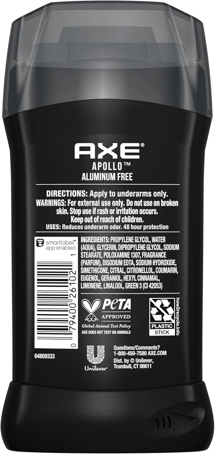 استیک دئودورانت بدون آلومینیوم AXE با رایحه مریم گلی و چوب سدر برای محافظت طولانی مدت در برابر بو، دئودورانت مردانه فرموله شده بدون آلومینیوم 85 گرم استیک دئودورانت بدون آلومینیوم AXE با رایحه مریم گلی و چوب سدر برای محافظت طولانی مدت در برابر بو، دئودورانت مردانه فرموله شده بدون آلومینیوم 85 گرم