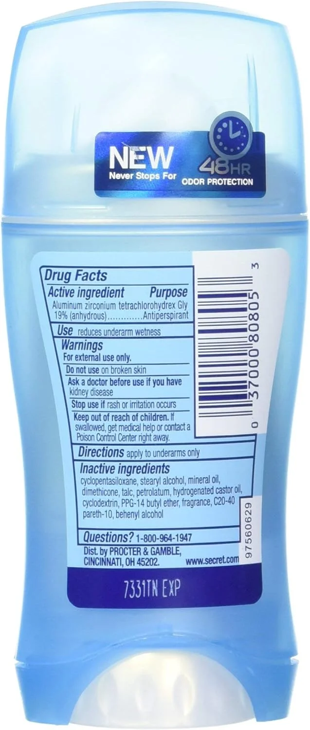 استیک ضد تعریق زنانه سکرت اوت لست کاملا تمیز و نامرئی، 76 میلی لیتر استیک ضد تعریق زنانه سکرت اوت لست کاملا تمیز و نامرئی، 76 میلی لیتر