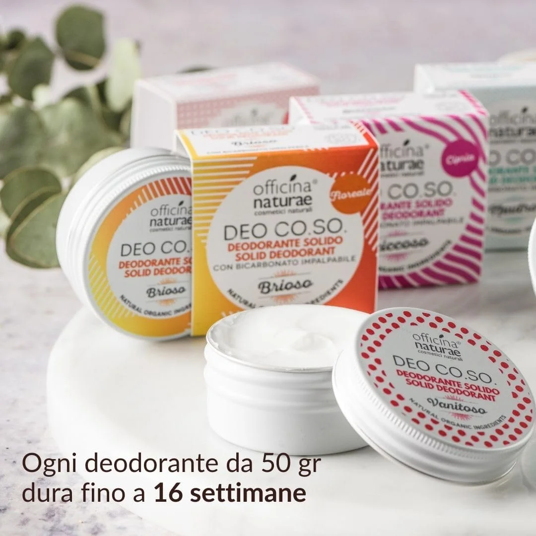 دئودورانت جامد نارگیل و وانیل Officina Naturae Deo Co. So. Vain بدون پلاستیک و حاوی بی کربنات 50 میلی لیتر دئودورانت جامد نارگیل و وانیل Officina Naturae Deo Co. So. Vain بدون پلاستیک و حاوی بی کربنات 50 میلی لیتر
