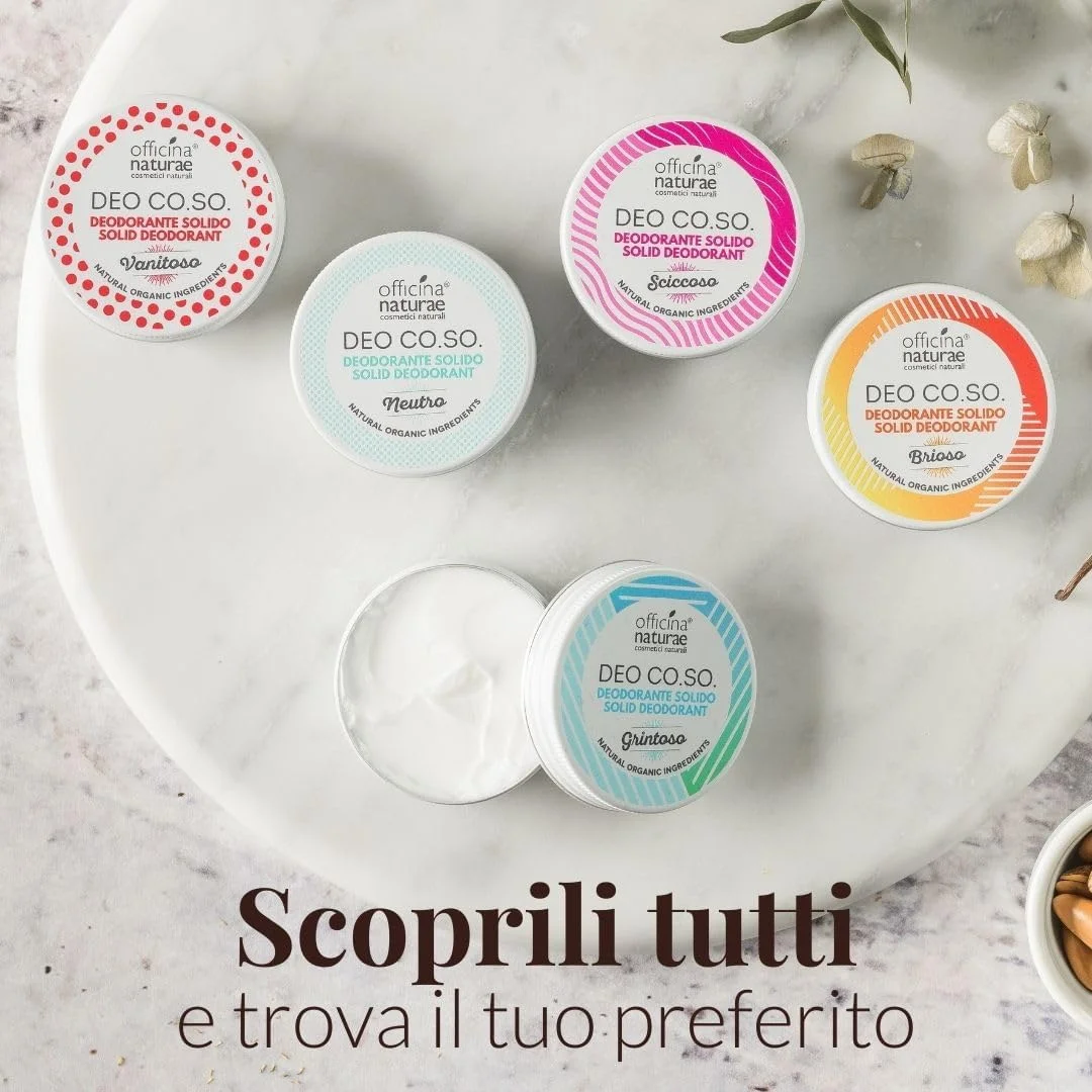 دئودورانت جامد نارگیل و وانیل Officina Naturae Deo Co. So. Vain بدون پلاستیک و حاوی بی کربنات 50 میلی لیتر دئودورانت جامد نارگیل و وانیل Officina Naturae Deo Co. So. Vain بدون پلاستیک و حاوی بی کربنات 50 میلی لیتر