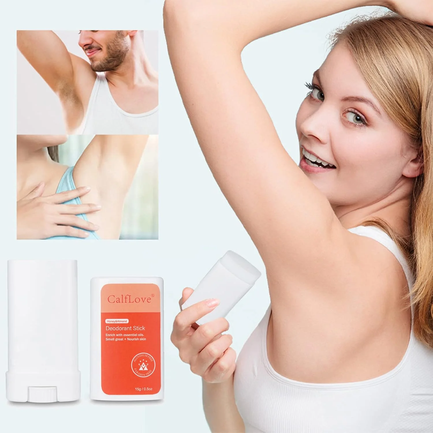 دئودورانت زنانه Joyeee بدون آلومینیوم، دئودورانت ژل شفاف بدون آلومینیوم برای زنان با روغن درخت چای و بادام عسلی، ایمن برای پوست، با رایحه عالی، 15 میلی لیتر، بسته 2 عددی دئودورانت زنانه Joyeee بدون آلومینیوم، دئودورانت ژل شفاف بدون آلومینیوم برای زنان با روغن درخت چای و بادام عسلی، ایمن برای پوست، با رایحه عالی، 15 میلی لیتر، بسته 2 عددی