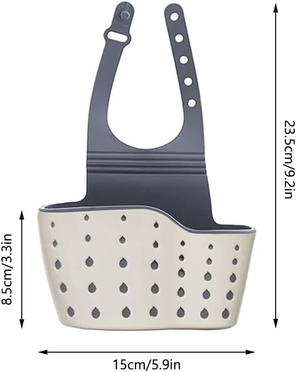 SKY-TOUCH Kitchen Sink Shelf, Sink Storage Basket, Soap Sponge Drain Rack Holder for Sponges Soaps and Cleaning Brushes Sink Accessories SKY-TOUCH Kitchen Sink Shelf, Sink Storage Basket, Soap Sponge Drain Rack Holder for Sponges Soaps and Cleaning Brushes Sink Accessories