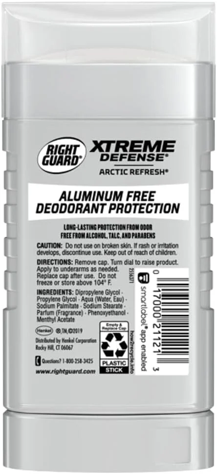 محافظ راست XTREME Defense™ طراوت قطبی جامد نامرئی بدون آلومینیوم محافظ راست XTREME Defense™ طراوت قطبی جامد نامرئی بدون آلومینیوم