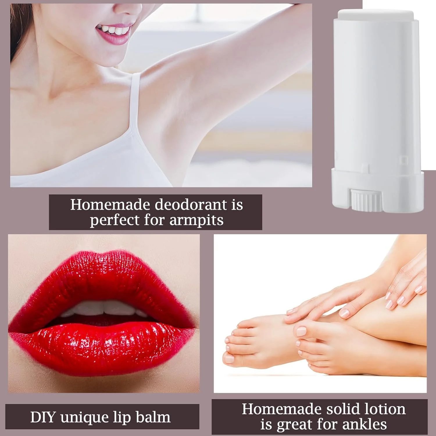 ظرف خالی پلاستیکی دئودورانت خزنه، 10 عددی، 15 میلی لیتر، ظروف دئودورانت قابل شارژ مجدد، لوله های بیضی شکل بالم لب، بدون BPA برای دئودورانت بالم لب DIY (سفید) ظرف خالی پلاستیکی دئودورانت خزنه، 10 عددی، 15 میلی لیتر، ظروف دئودورانت قابل شارژ مجدد، لوله های بیضی شکل بالم لب، بدون BPA برای دئودورانت بالم لب DIY (سفید)