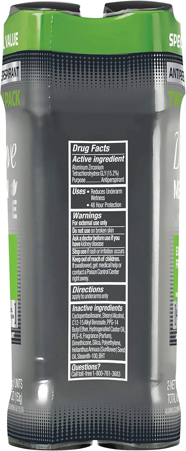 استیک ضد تعریق مردانه داو من + کر مدل Extra Fresh حجم 76 گرم (بسته 2 عددی) استیک ضد تعریق مردانه داو من + کر مدل Extra Fresh حجم 76 گرم (بسته 2 عددی)