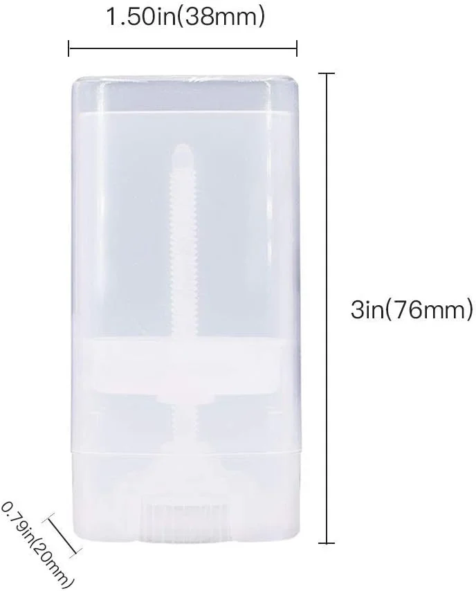 هلثکام 30 عدد ظرف پلاستیکی دئودورانت 15 میلی لیتری 0.5 اونس، لوله های بیضی شکل بالم لب، استیک پرکننده چرخشی، لوله پلاستیکی خالی قابل شارژ برای رژ لب، مداد شمعی، چسب لب، رژ لب DIY، استیک دئودورانت جامد (مشکی)