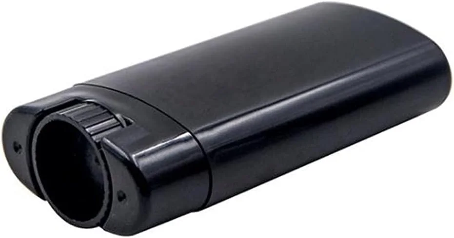 هلثکام 30 عدد ظرف پلاستیکی دئودورانت 15 میلی لیتری 0.5 اونس، لوله های بیضی شکل بالم لب، استیک پرکننده چرخشی، لوله پلاستیکی خالی قابل شارژ برای رژ لب، مداد شمعی، چسب لب، رژ لب DIY، استیک دئودورانت جامد (مشکی)