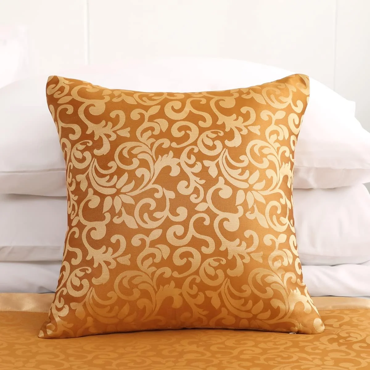 دو عدد روبالشی امبریس (45×45 سانتی متر) (بدون بالشتک داخلی)، نرم و بدون رنگ رفتگی، مدرن، دو عدد روبالشی (بدون بالشتک داخلی)