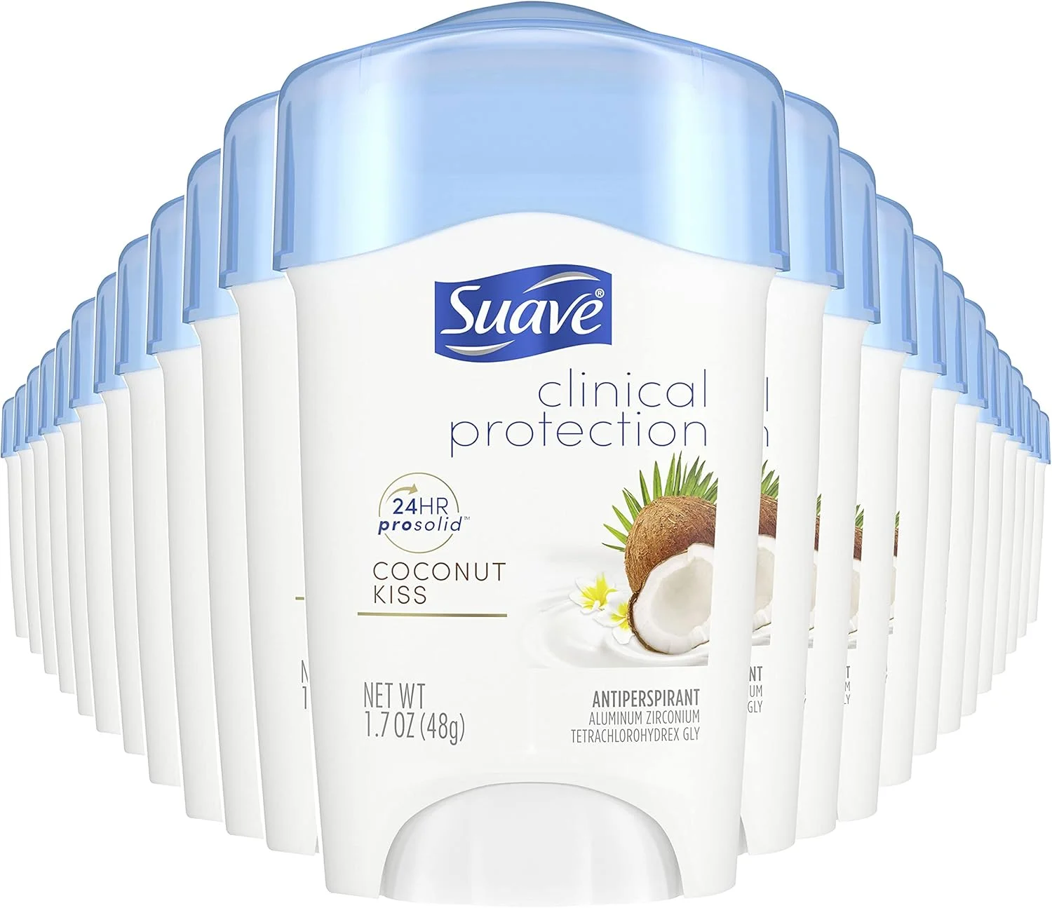 مام ضد تعریق کلینیکال سواو با رایحه نارگیل، 48 گرم، 24 عدد