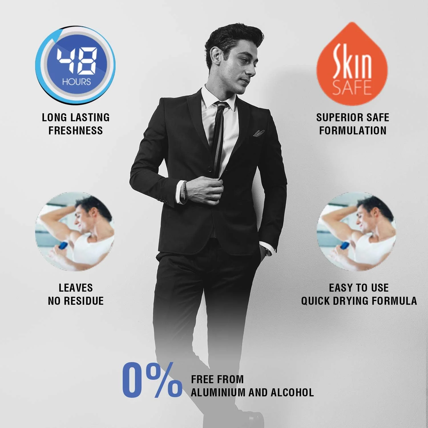 استیک دئودورانت کلاسیک مردانه یاردلی لندن - 50 میلی لیتر رایحه مردانه محافظت 48 ساعته در برابر بو ماندگاری طولانی رایحه (بسته 2 عددی)