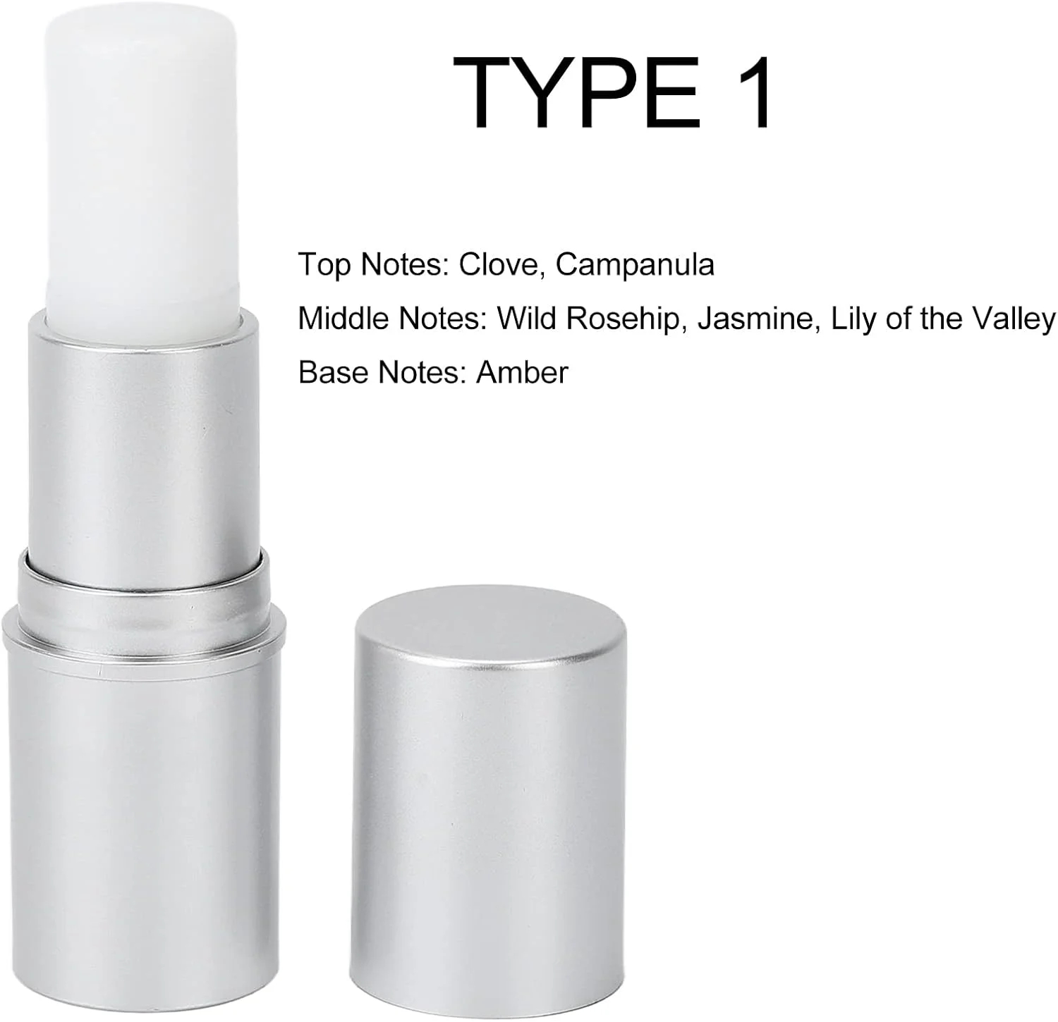 عطر جامد 8 گرمی برای مسافرت، بازرسی امنیتی قطار، بالم عطر، رایحه ماندگار، بوی شیرین، عطر استیکی کوچک قابل حمل (نوع 1)