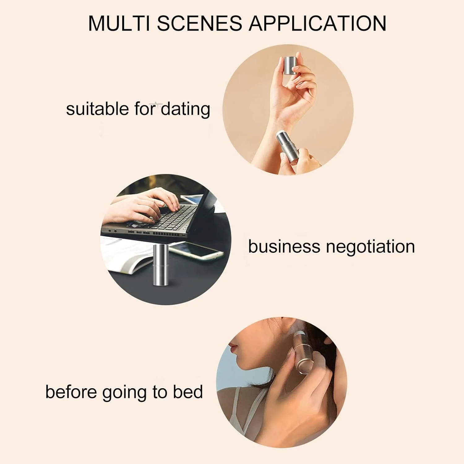 عطر جامد 8 گرمی برای مسافرت، بازرسی امنیتی قطار، بالم عطر، رایحه ماندگار، بوی شیرین، عطر استیکی کوچک قابل حمل (نوع 1)