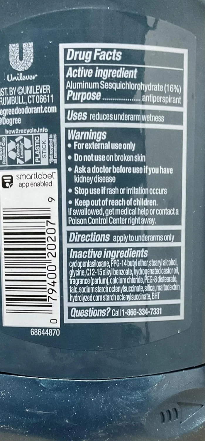 Degree Extreme Advanced Protection Antiperspirant Deodorant Stick, 2.7 oz (Pack of 4)