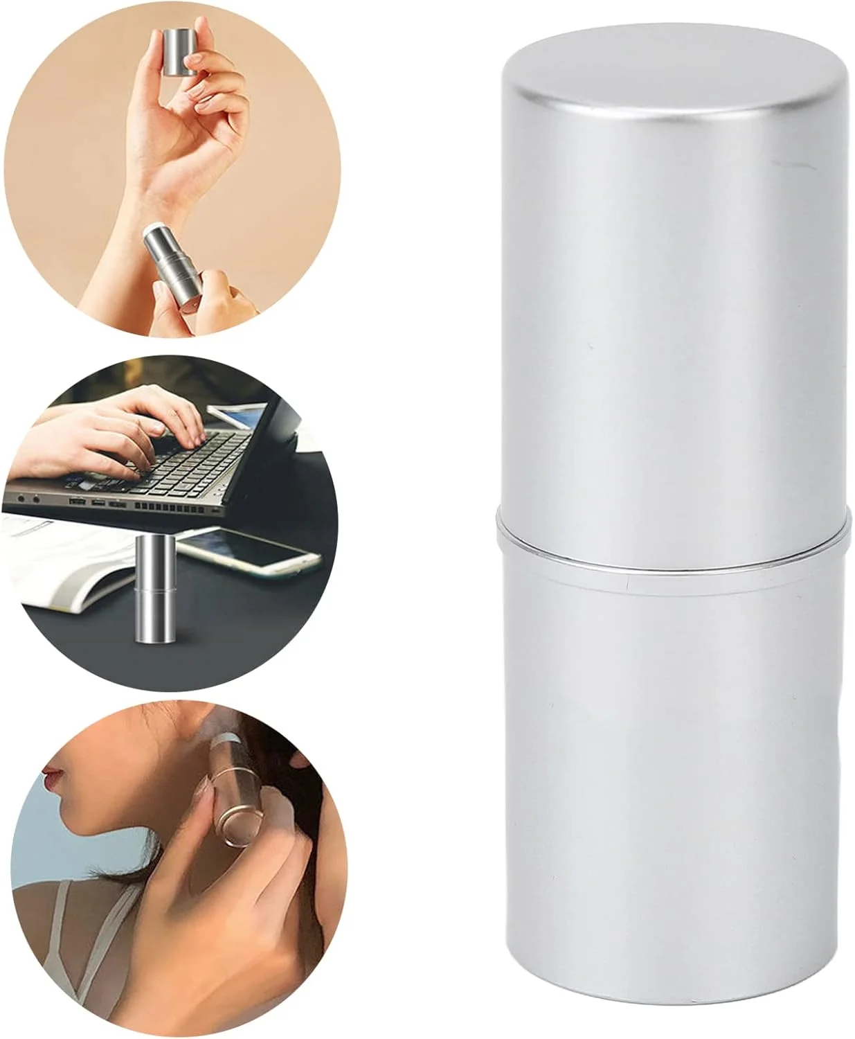 عطر جامد 8 گرمی برای مسافرت، بازرسی امنیتی قطار، بالم عطر، رایحه ماندگار، بوی شیرین، عطر استیکی کوچک قابل حمل (نوع 1)