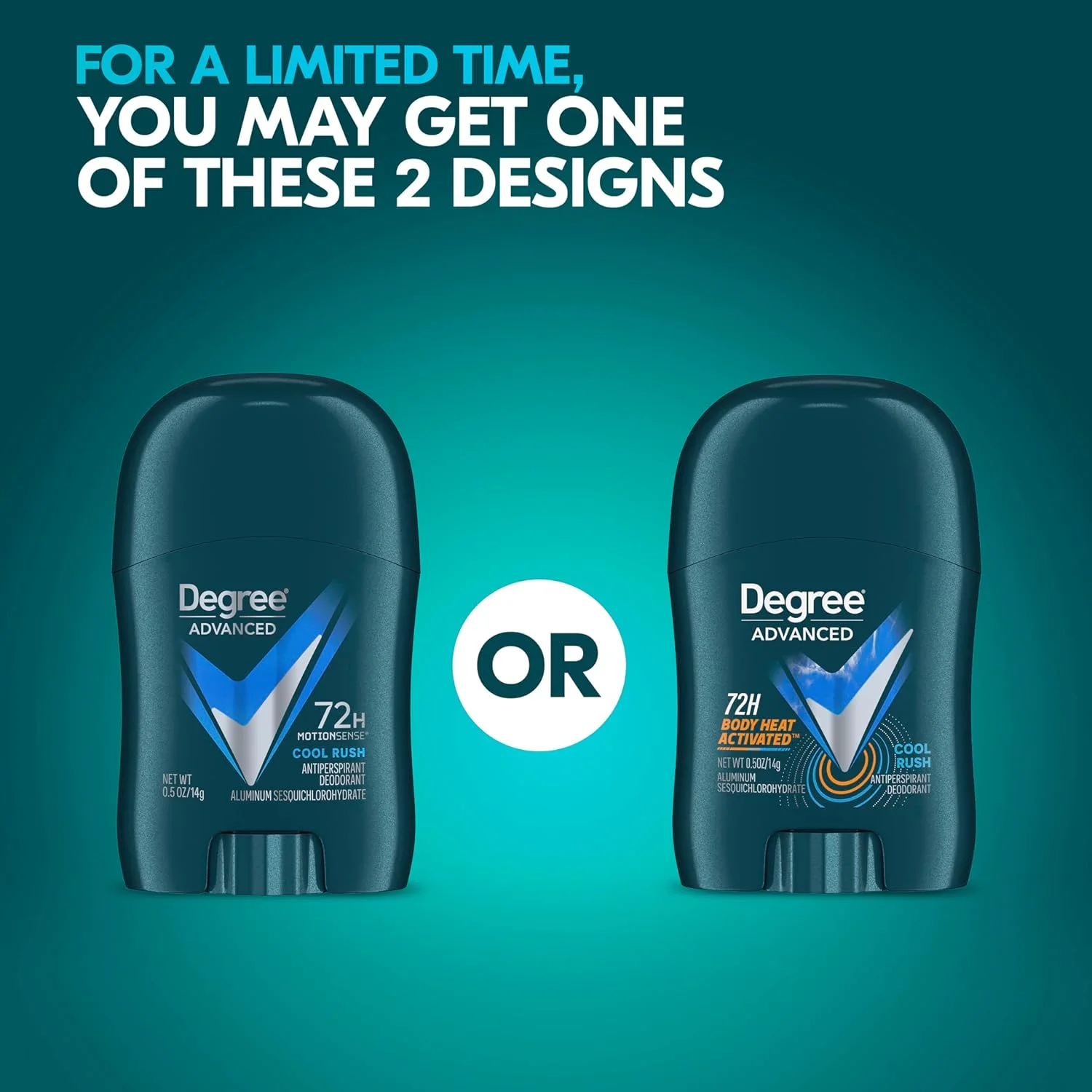 دئودورانت ضد تعریق مردانه Degree مدل Original Protection با رایحه Cool Rush، حجم 14 گرم، 36 عددی دئودورانت ضد تعریق مردانه Degree مدل Original Protection با رایحه Cool Rush، حجم 14 گرم، 36 عددی