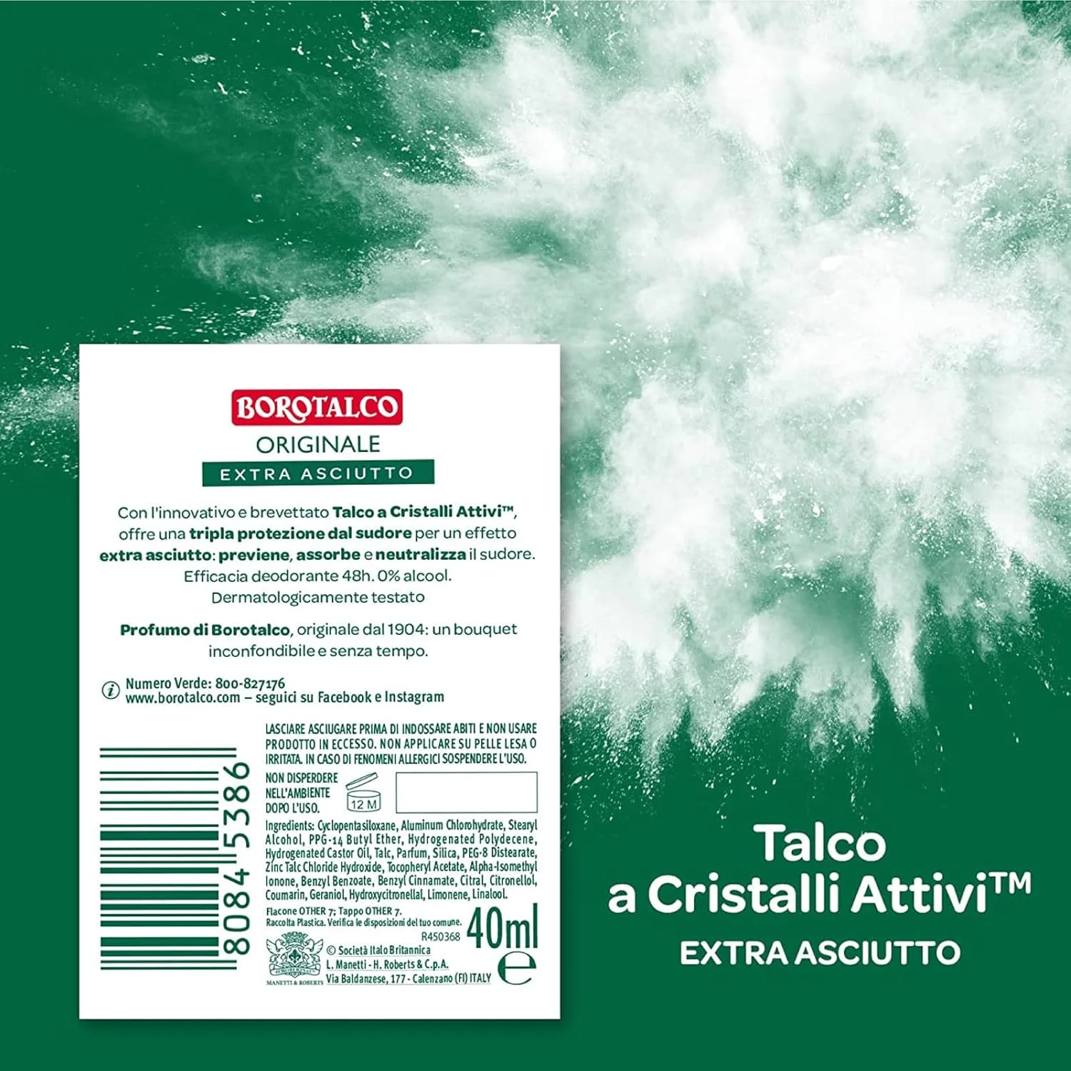 بوروتالکو 6 عدد استیک دئودورانت اورجینال حاوی میکروتلاک، جذب کننده عرق، بدون الکل، موثر تا 48 ساعت - 6 عدد دئودورانت 40 میلی لیتری