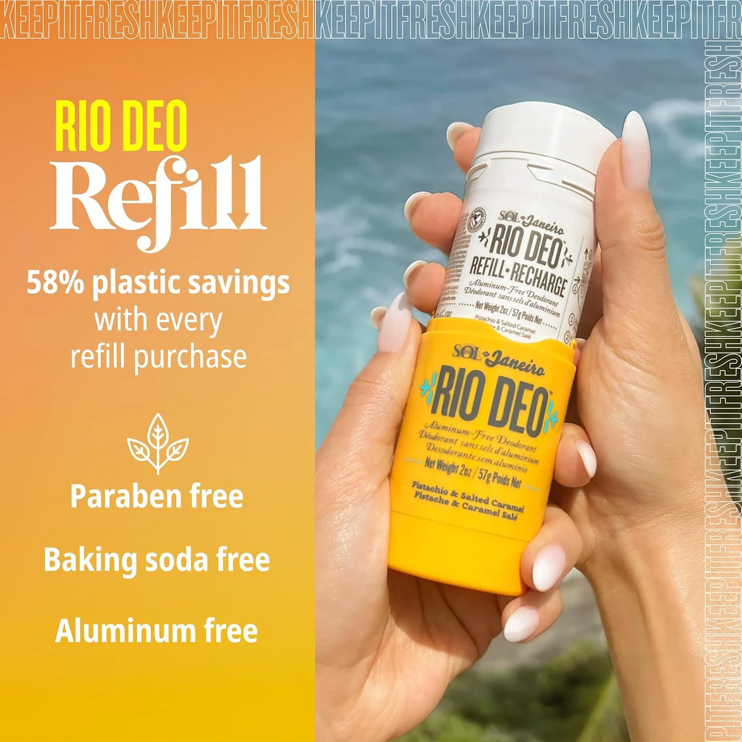 ماده پرکننده دئودورانت Sol de Janeiro Rio Deo Cheirosa '62 ماده پرکننده دئودورانت Sol de Janeiro Rio Deo Cheirosa '62