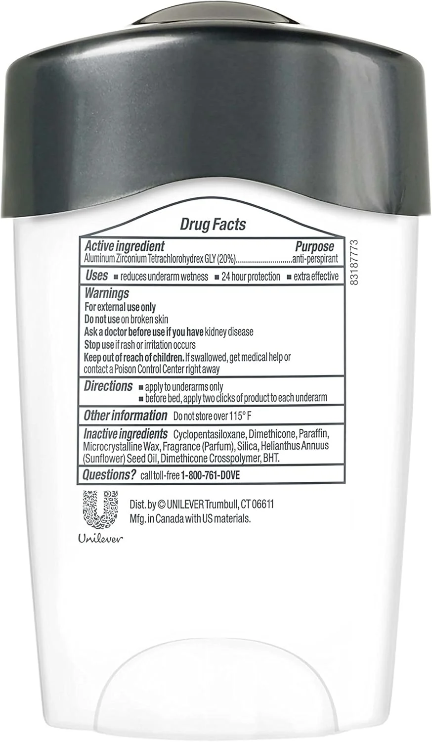 دئودورانت ضد تعریق مردانه داو من+کر، محافظت بالینی، پاکیزگی و راحتی، 48 گرم دئودورانت ضد تعریق مردانه داو من+کر، محافظت بالینی، پاکیزگی و راحتی، 48 گرم