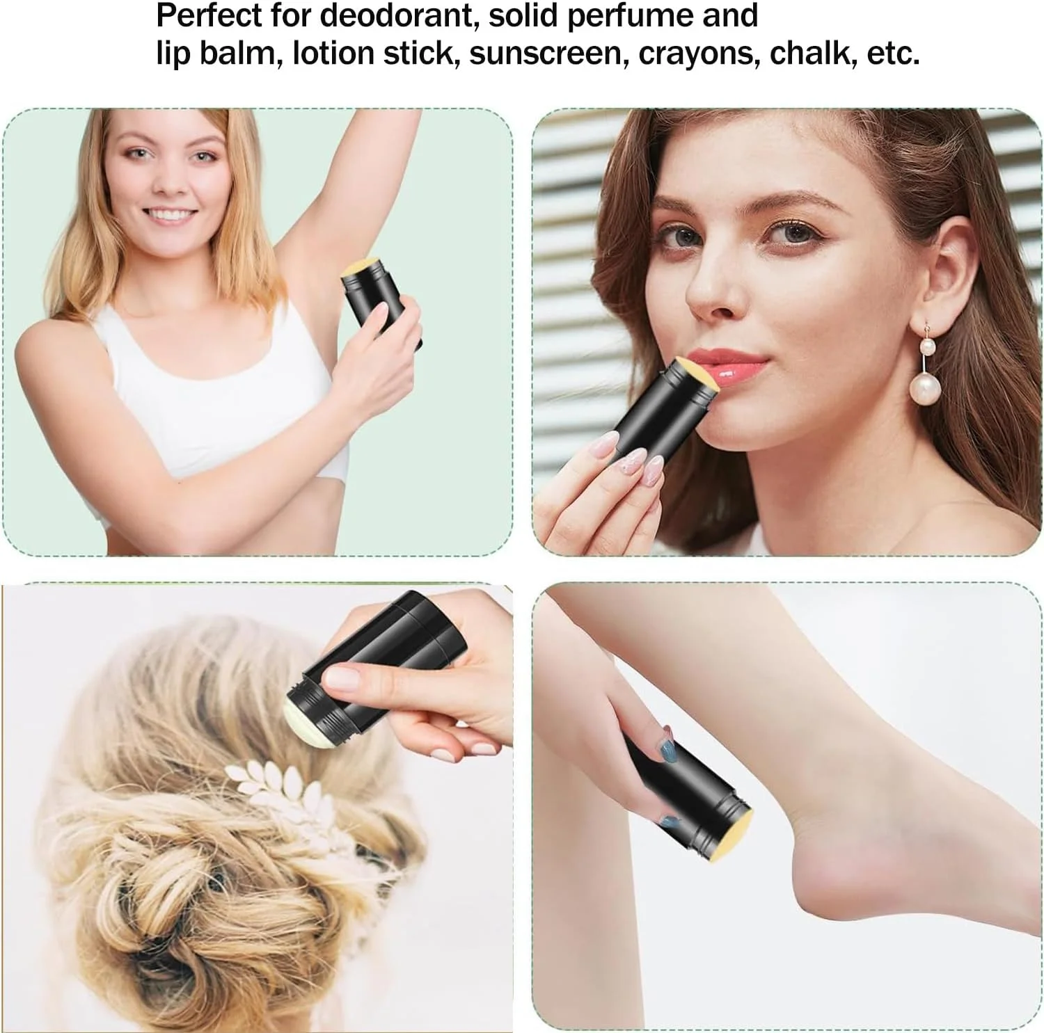 بسته 10 عددی ظرف خالی دئودورانت گرد مینسیلی 75 میلی لیتری، استیک پرکننده چرخشی 2.5 اونسی، ظرف پلاستیکی دئودورانت، لوله های خالی بالم لب، بطری دئودورانت قابل شارژ برای رژ لب، مداد شمعی و چسب لب DIY (مشکی) بسته 10 عددی ظرف خالی دئودورانت گرد مینسیلی 75 میلی لیتری، استیک پرکننده چرخشی 2.5 اونسی، ظرف پلاستیکی دئودورانت، لوله های خالی بالم لب، بطری دئودورانت قابل شارژ برای رژ لب، مداد شمعی و چسب لب DIY (مشکی)