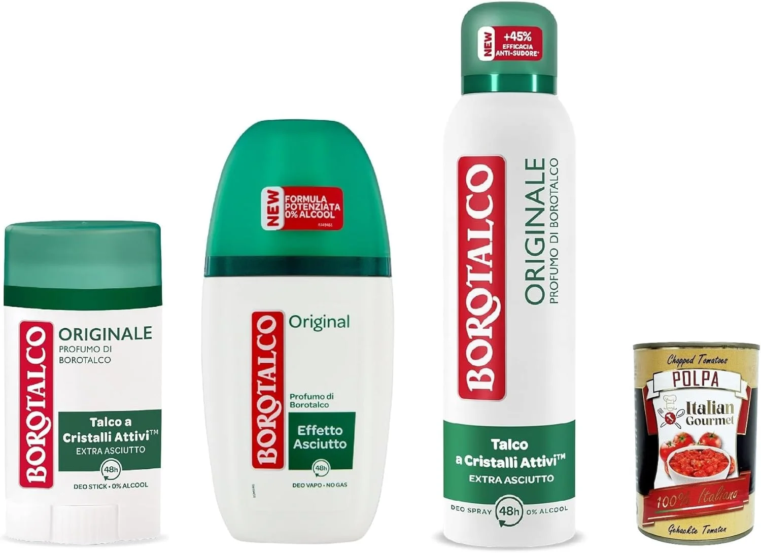 استیک دئودورانت اورجینال بوروتالکو، فرمول فاقد الکل و نمک آلومینیوم با تالک و کریستال های فعال، محافظت سه گانه در برابر خشکی، رایحه بوروتالکو - فرمت 40 میلی لیتر