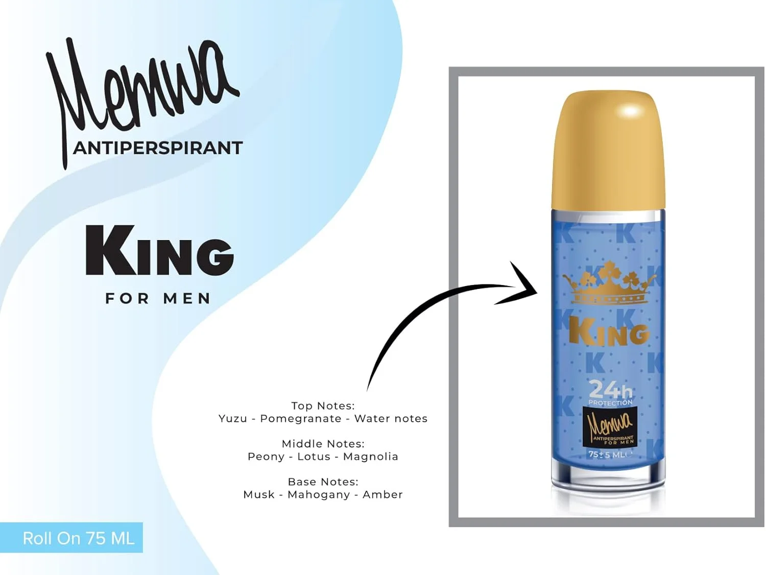 گلف ارکید - رول ضد تعریق، تولید کننده رایحه 48 ساعته، دئودورانت 75 میلی لیتر (کینگ) گلف ارکید - رول ضد تعریق، تولید کننده رایحه 48 ساعته، دئودورانت 75 میلی لیتر (کینگ)