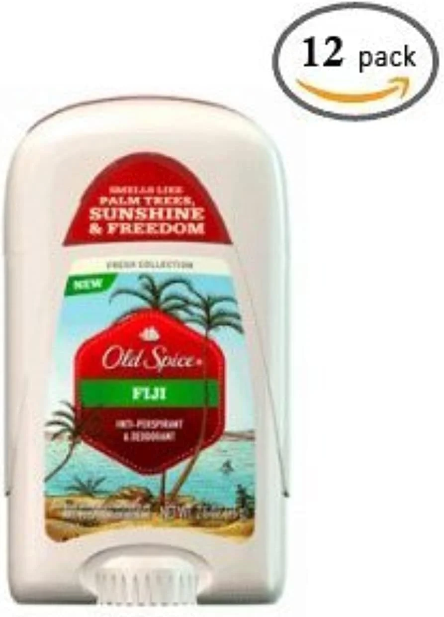 مام ضد تعریق و دئودورانت جامد نامرئی اولد اسپایس Fresh Collection - فیجی، 73 گرم (بسته 12 عددی) مام ضد تعریق و دئودورانت جامد نامرئی اولد اسپایس Fresh Collection - فیجی، 73 گرم (بسته 12 عددی)