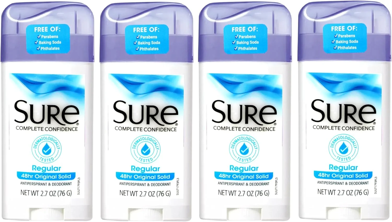 استیک ضد تعریق و دئودورانت Sure مدل Original با رایحه معمولی بسته 4 عددی