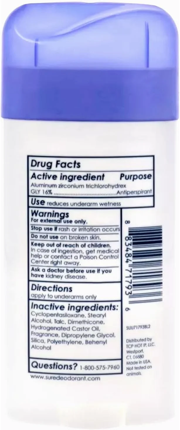 استیک ضد تعریق و دئودورانت Sure مدل Original با رایحه معمولی بسته 4 عددی