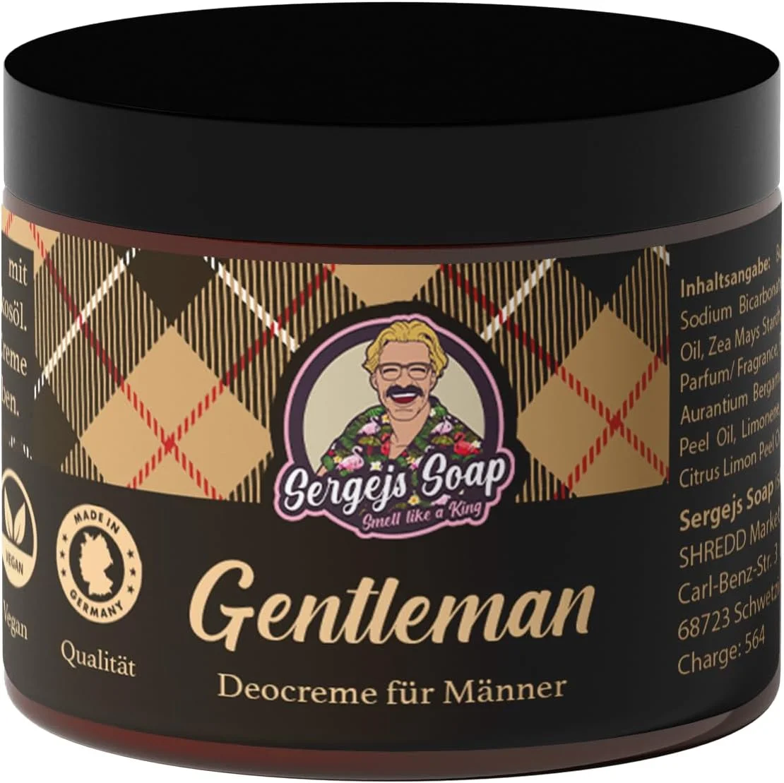 کرم دئودورانت سرگیس سوپ - کرم دئودورانت موثر | 100% مواد طبیعی | لوازم آرایشی طبیعی | مراقبت از زیر بغل | بدون عرق | فاقد سیلیکون (چوب، چرم)