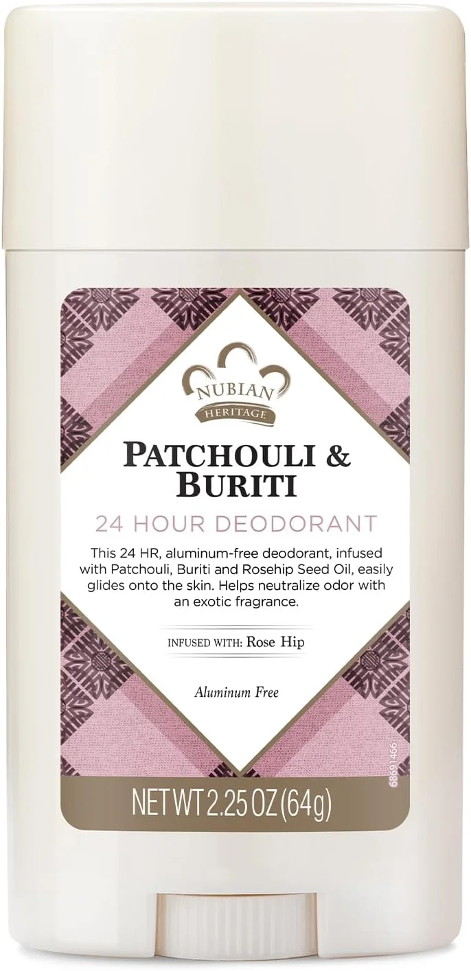 استیک دئودورانت 24 ساعته پچولی و بوريتي نوبيان هريتج مناسب برای آقایان و بانوان، 64 گرم