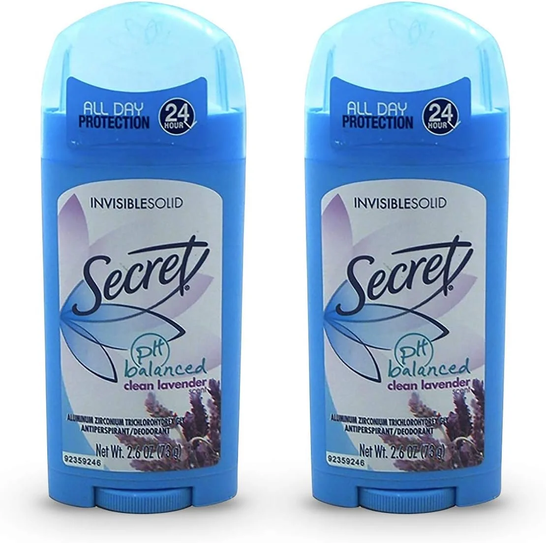 مام ضد تعریق و خوشبو کننده جامد نامرئی سکرت با رایحه اسطوخودوس تمیز بسته 2 عددی