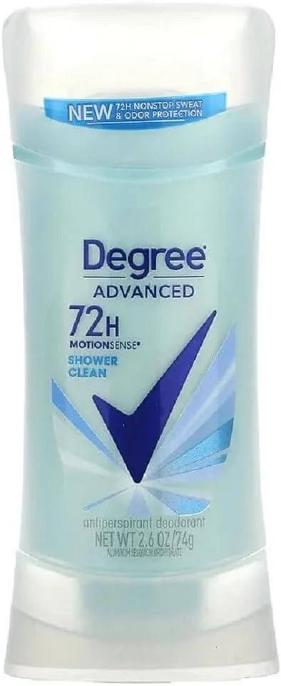 استیک ضد تعریق و خوشبو کننده بدن زنانه Degree، رایحه Shower Clean، 74 گرم استیک ضد تعریق و خوشبو کننده بدن زنانه Degree، رایحه Shower Clean، 74 گرم