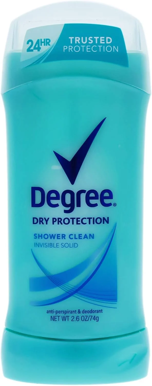دئودورانت استیک ضد تعریق زنانه Degree مدل Invisible Solid Shower Clean حجم 74 گرم