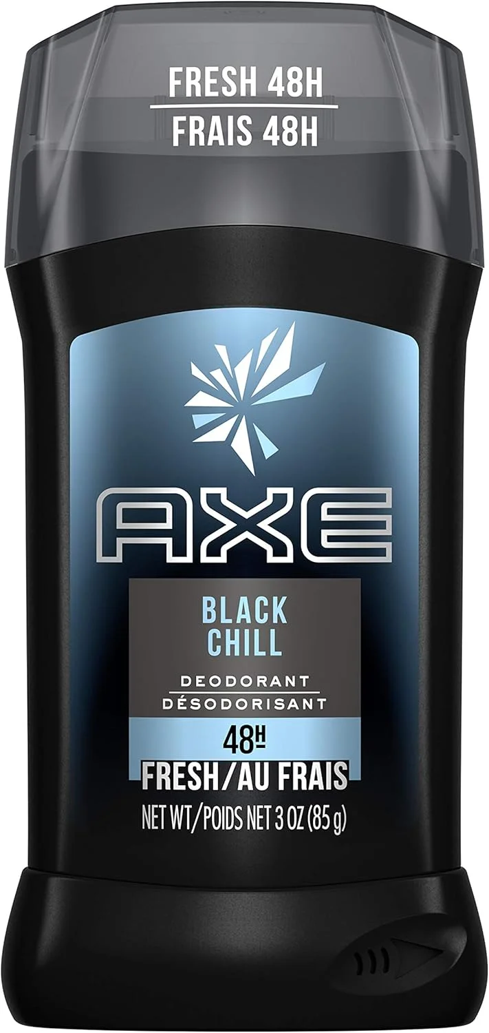دئودورانت بدون آلومینیوم مردانه AXE Black Chill، محافظت 48 ساعته در برابر بو، 3 اونس دئودورانت بدون آلومینیوم مردانه AXE Black Chill، محافظت 48 ساعته در برابر بو، 3 اونس