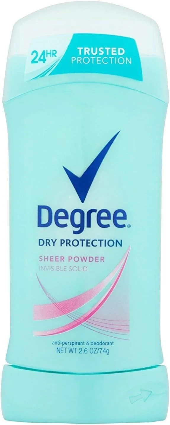 استیک ضد تعریق و خوشبو کننده بدن زنانه Degree مدل Sheer Powder، 74 گرم (بسته 2 عددی)