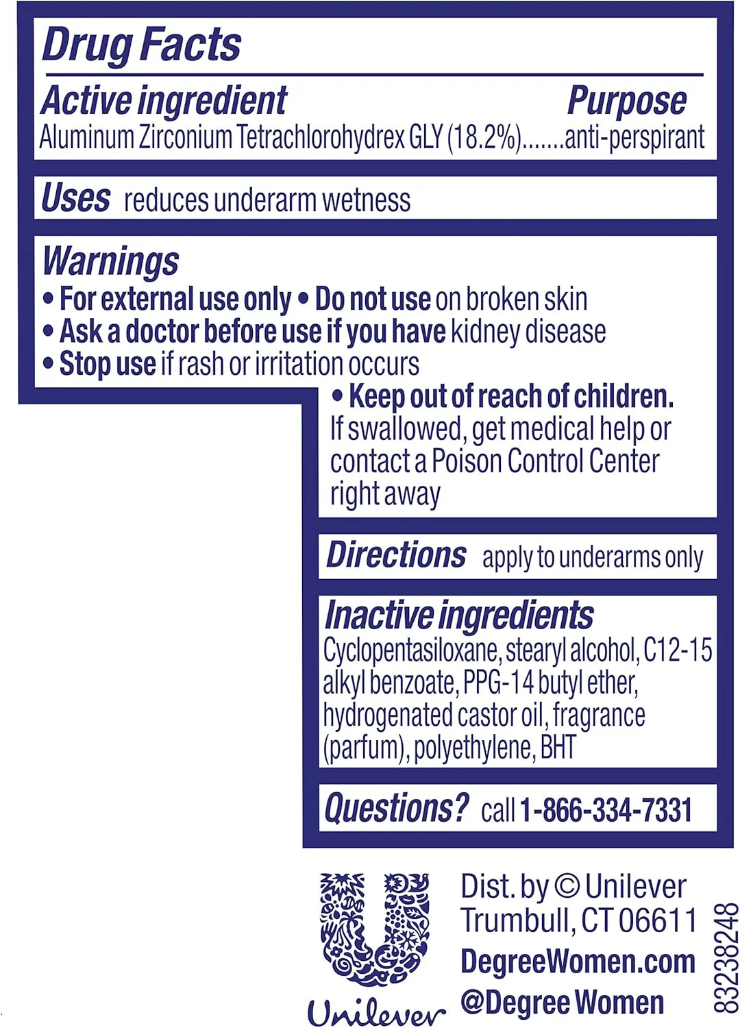 استیک ضد تعریق و دئودورانت پودری زنانه دیگری، آبی، 74 گرم